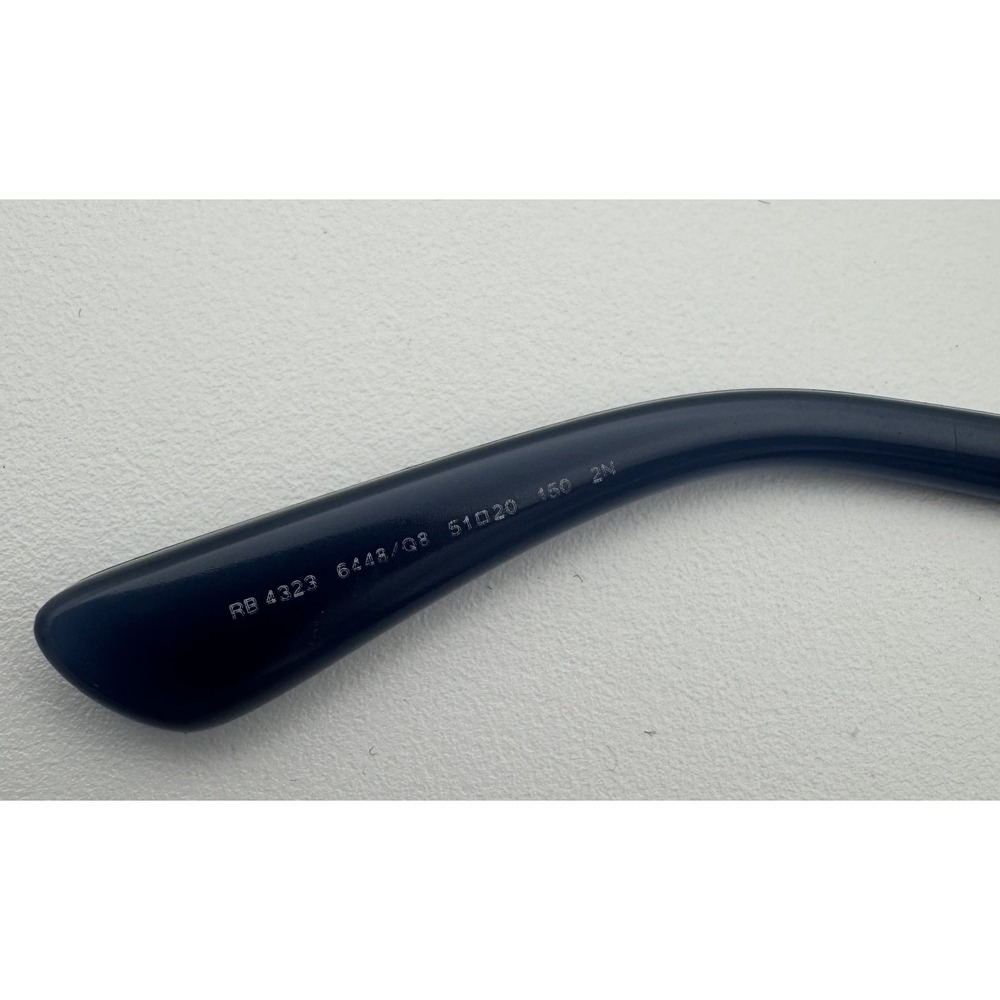 Ray-Ban RB4323 6448/Q8 Blue/Blue 2N 51-20-150 Sunglasses Italy - Picture 8 of 12